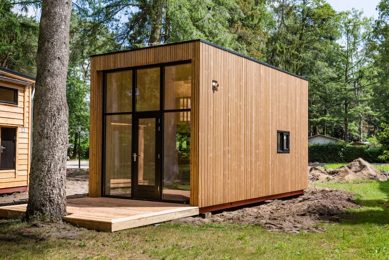 Neu errichtetes Tiny House